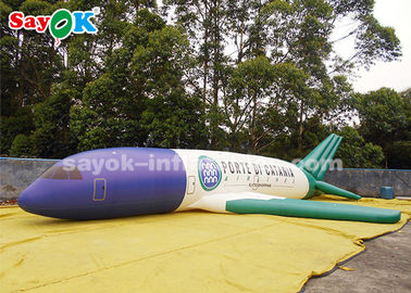 Sản phẩm bơm hơi tùy chỉnh RoHS, Mô hình máy bay bơm hơi PVC 10 mét để trưng bày