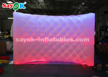 Inflatable Photo Studio Hấp dẫn Inflatable LED Photo Booth Backdrop Wall With Remote Control