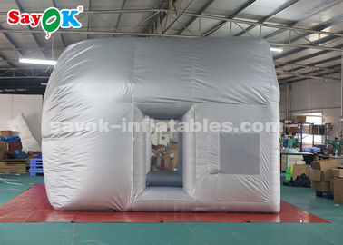 Lều bơm theo yêu cầu Lều sơn bơm bằng bạc với hệ thống lọc / Lều bong bóng bơm