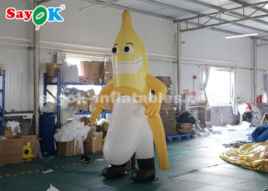 Chuông Charakter bơm lên 3m Chuông chuối bơm lên mascot cho quảng cáo ngoài trời CE SGS ROHS