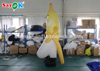 Chuông Charakter bơm lên 3m Chuông chuối bơm lên mascot cho quảng cáo ngoài trời CE SGS ROHS