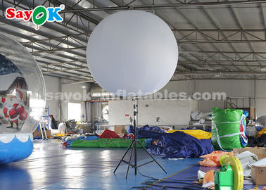 Inflatable LED Tripod Balloon With Halogen Or RGB Light For Event Advertising
