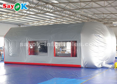 Mobile Inflatable Paint Spray Booth With Sponge Filter For Car Maintenance