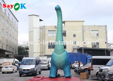 Động vật khủng long giáng sinh bơm 7m H Giant Động vật khủng long bơm với máy thổi khí cho triển lãm