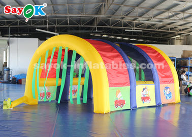 Lều sân bơm hơi Lều khí cầu vồng có thể di chuyển cho bữa tiệc / Thổi lên Arch Tent