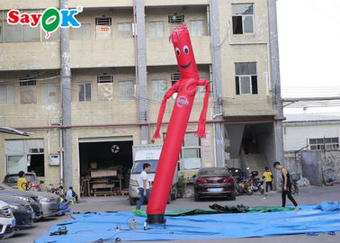 Dancing Air Puppets Single Leg Red Inflatable Air Dancer Wave Man cho thương mại CE SGS