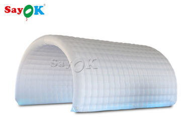 Khu lều bơm có mái vòm màu trắng vải Oxford bơm có mái vòm 6*3*3mH Cho cuộc thi thể thao