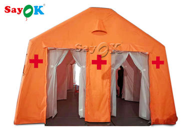 Lều khẩn cấp bơm hơi được xây dựng nhanh Lều kiểm dịch y tế di động bơm hơi để đặt bệnh nhân