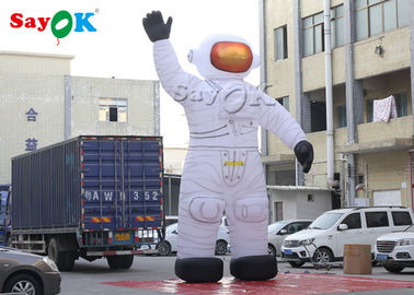Blow Up Nhân vật phim hoạt hình Oxford Cloth 10m Inflatable Astronaut Nhân vật phim hoạt hình với máy thổi không khí