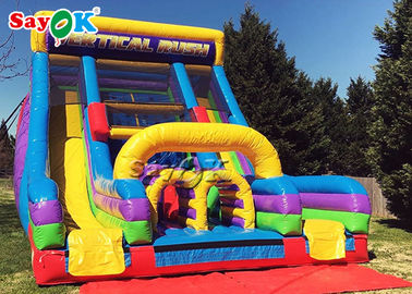 Big Inflatable Slide Giải trí Inflatable Bouncer Slide For Theme Parks / Square Children Inflatable Slide