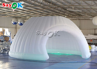 Lều bơm hơi lớn Sự kiện công ty đã hoàn thành Lều vòm bơm hơi LED 6m