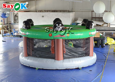 Trò chơi bơm hơi ngoài trời Trẻ em Người lớn PVC Inflatable Whack A Mole With Air Blower