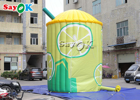 Lều không khí bơm 3.5x5.3mH 0.4mm Lều bơm nước chanh Stand Booth Tent For Display