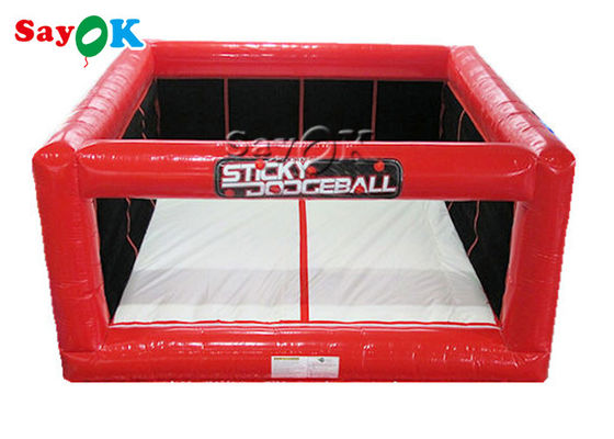 Trò chơi nhảy bơm hơi 2 trong 1 Inflatable Stick Dodgeball Court Fun Dodge Ball Game Arena