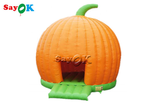 4x3,8mH Orange Inflatable Bounce Pumpkin Jumping Castle