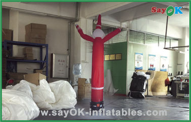 Air Advertising Man Snowman Shape Vũ công khí bơm hơi trong nhà cho quảng cáo ngày lễ