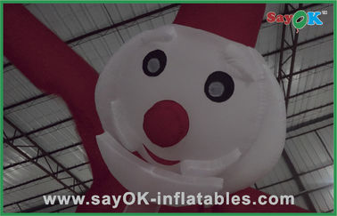 Air Advertising Man Snowman Shape Vũ công khí bơm hơi trong nhà cho quảng cáo ngày lễ