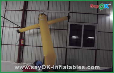 Inflatable Wind Dancer Yellow Mini Inflatable Air Dancer cho quảng cáo với máy thổi 750w