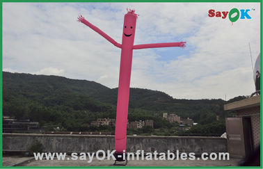 Vũ công một chân Air Dancer Pink Mini Inflatable Air Dancer With Blower 750w Dành cho Quảng cáo