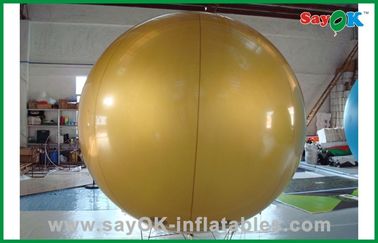Màu vàng Helium Balloon Inflatable cho sự kiện ngoài trời Hiển thị chiều cao 6m