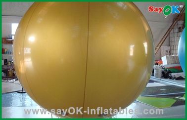 Màu vàng Helium Balloon Inflatable cho sự kiện ngoài trời Hiển thị chiều cao 6m
