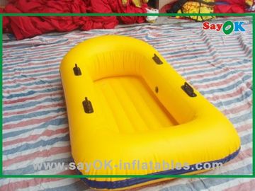 Tùy chỉnh màu vàng PVC thuyền bơm hơi nước giải trí nổi thuyền cho trẻ em