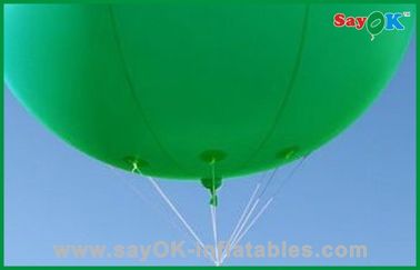Kỳ nghỉ inflatable bóng sinh động màu xanh lá cây màu inflatable helium bóng
