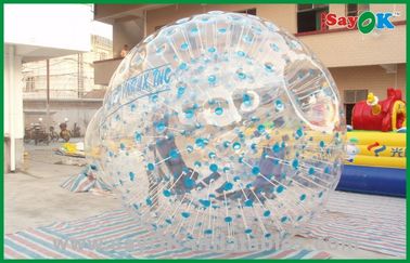 Quảng cáo Inflatable Trò chơi thể thao Gaint Body Zorb bóng 2.3x1.6m