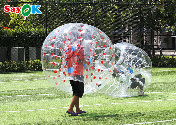 Trò chơi bơm hơi cho người lớn Clear Human Inflatable Body Bubble Ball cho trò chơi thể thao xây dựng đội nhóm