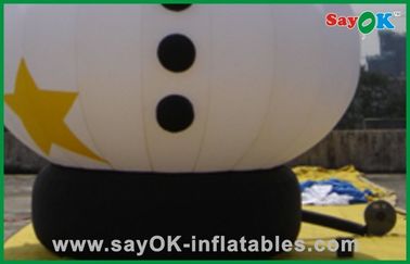 Giáng sinh ở Santa Snowman Trang trí Giáng sinh Inflatable 5m Chiều cao