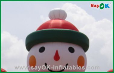 Giáng sinh ở Santa Snowman Trang trí Giáng sinh Inflatable 5m Chiều cao