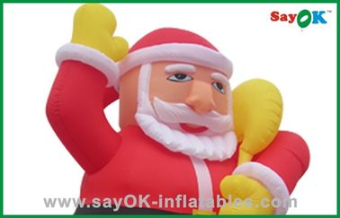 Inflatable Trang Trí Ngày Lễ Giáng Sinh Lớn Santa Cha Đối Với Đảng
