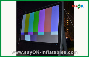Ngoài trời di động màn hình phim inflatable, tùy chỉnh PVC màn hình chiếu inflatable