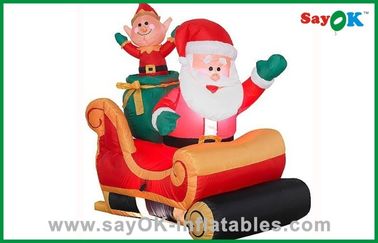 Trang trí Giáng sinh Inflatable cho quảng cáo lớn Santa Claus