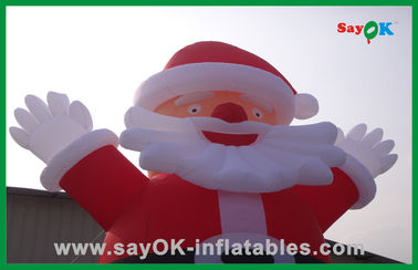 Trang trí tiệc bơm lên Santa Claus trang trí nhân vật hoạt hình bơm lên cho Giáng sinh