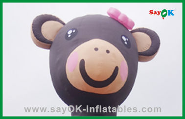 Pink Lovely Inflatable Bear Inflatable Nhân vật hoạt hình Inflatable động vật cho quảng cáo