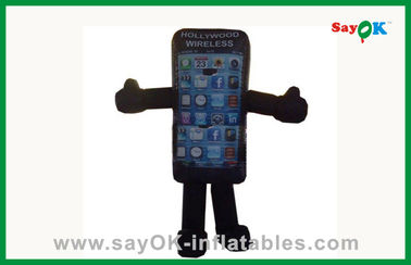 Inflatable điện thoại di động ngoài trời inflatable nhân vật hoạt hình cho quảng cáo