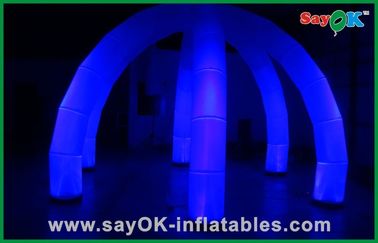 Nhện hình dạng dẫn lều mái vòm inflatable trang trí ánh sáng cho đám cưới / bên