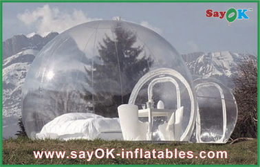 Lớn ngoài trời inflatable lều bong bóng trong suốt inflatable cắm trại lều cho 2 người đàn ông