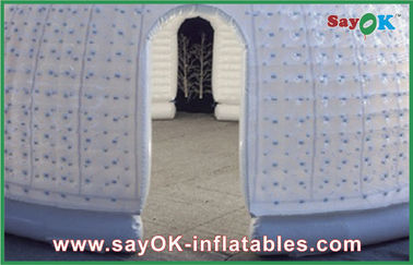 Lều nhà bơm bơm khách sạn kích thước tùy chỉnh Lều bơm cho cắm trại Bubble Dome