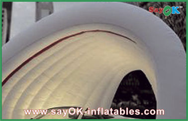 Lều bơm hơi khổng lồ màu trắng cho triển lãm thương mại / Quảng cáo Oxford vải