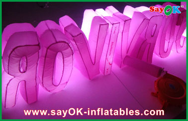 Stage Oxford Vải Inflatable Chiếu Sáng Trang Trí Thương Mại Số Inflatable