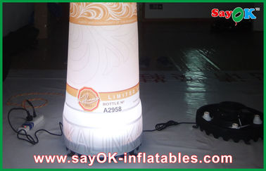 Quảng cáo thương mại inflatable chai rượu trang trí với ánh sáng dẫn