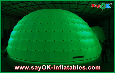 Ngoài trời Inflatable Dome LED Tent Tùy chỉnh gia đình Camping Bubble Tent