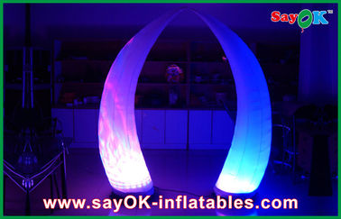Inflatable chiếu sáng trang trí Inflatable Tusk trang trí với đèn LED
