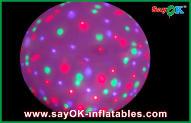 Ground Led Balloon chiếu sáng Inflatable chiếu sáng trang trí 12 màu sắc