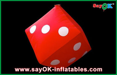 Logo khác nhau In ấn Inflatable chiếu sáng Led Cube trang trí cho quảng cáo