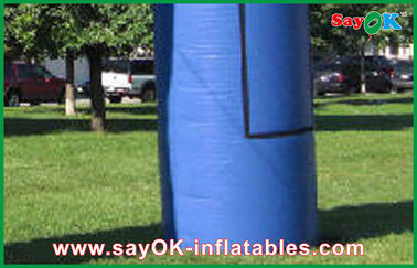 Màu xanh khổng lồ inflatable cổng tò vò oxford vải thương mại inflatable cấu trúc