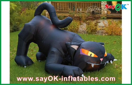 Tùy chỉnh Inflatable Trang Trí Ngày Lễ Airblown Inflatable Black Cat