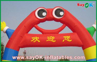 Nhỏ dễ thương Inflatable chào mừng Arch với tay / chân cho khách sạn Holiday trang trí